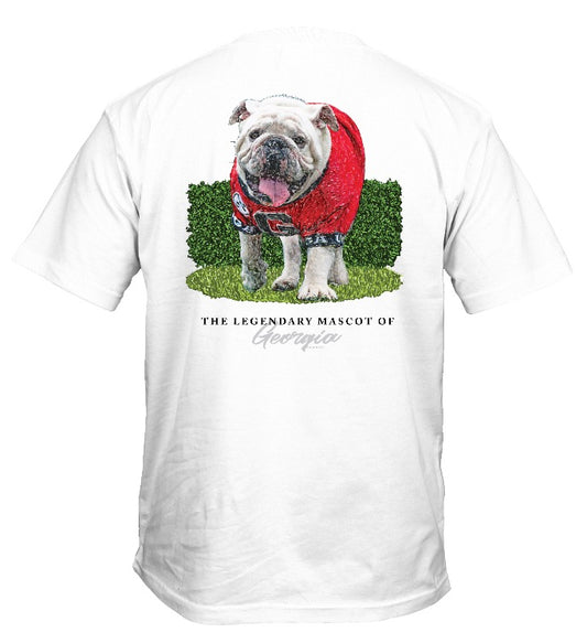 Georgia Bulldogs Mascot Makers Shirt White New World Graphics