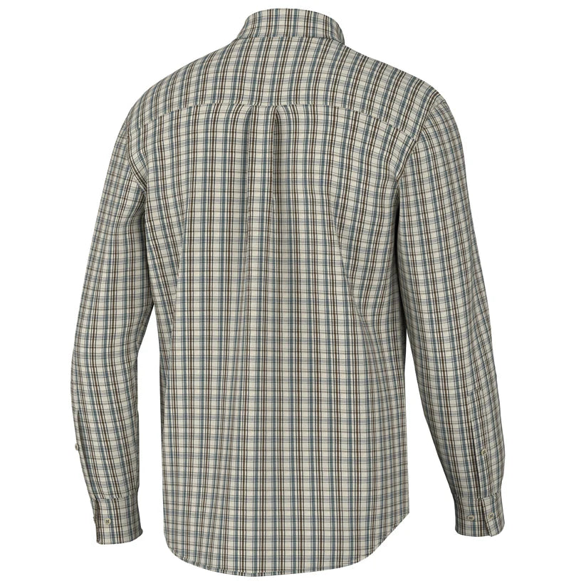 Local Boy McNally Dress Shirt Cream/Slate/Brown