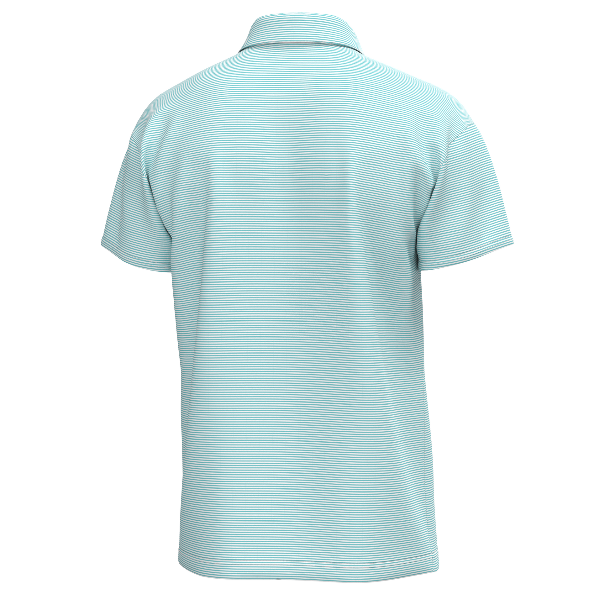 Local Boy Palms Polo Aqua and White Local Boy Outfitters