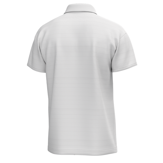 Local Boy Palms Polo Light Grey and White Local Boy Outfitters