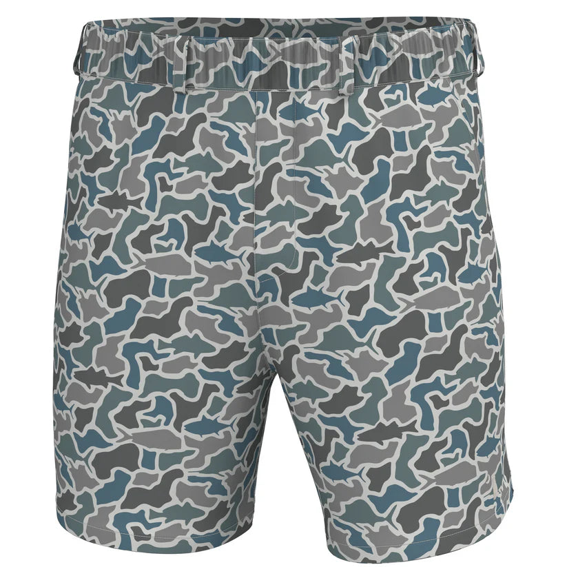 Local Boy Volley Shorts Fish Camo