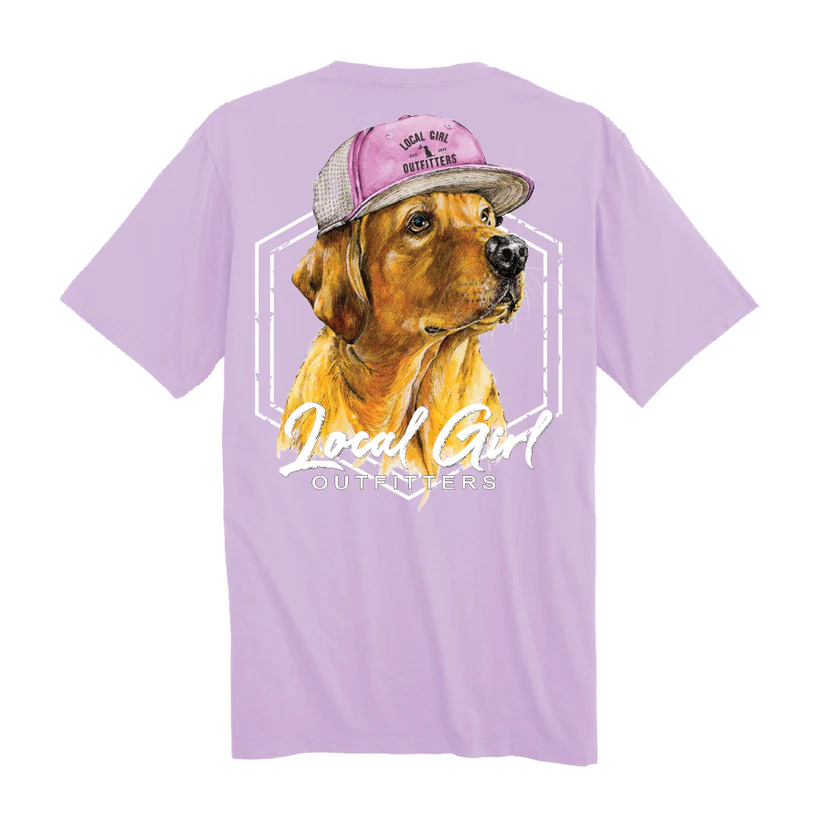 Local Girl Youth Lab in Hat SS Tee Orchid Local Girl Outfitters
