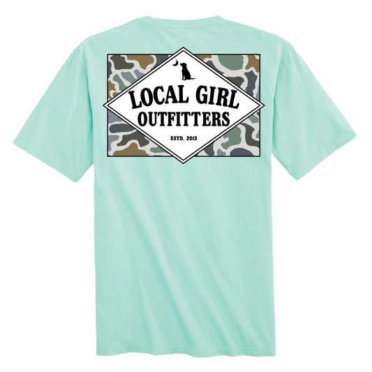 Local Girl Youth Founder's Flag LCF Bluff SS Tee Island Reef