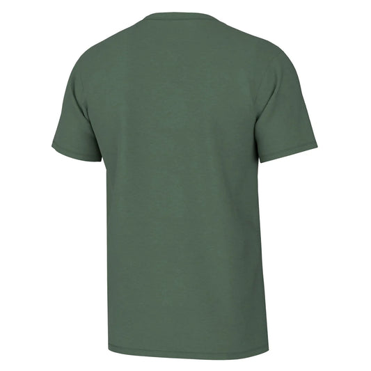 Local Boy SS Heather-Blend Crew Pine