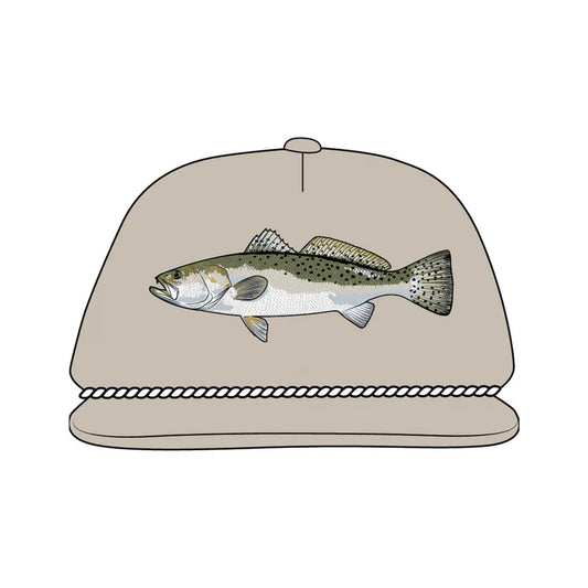 Local Boy Rope Hat Sea Trout LP Light Khaki Local Boy Outfitters