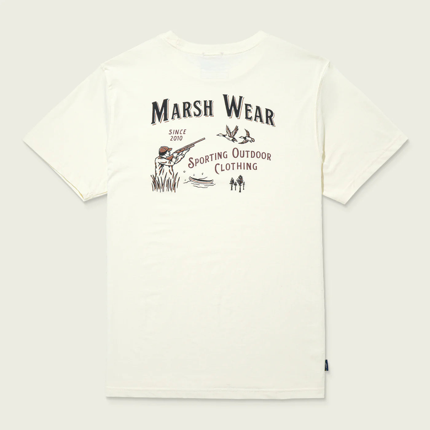 Marsh Wear Sportsman Shirt Vintage White Marsh Wear