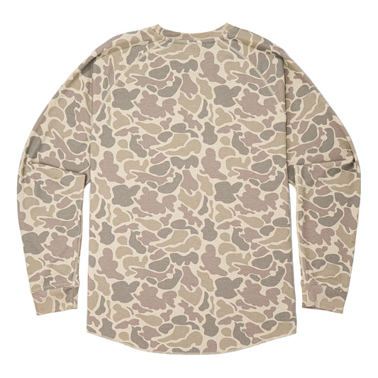 Marsh Wear Surfside Waffle Knit Shirt Khaki Mallard Camo