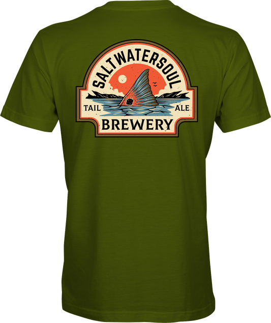 Salt Water Soul Tail Ale SS T-shirt Salt Water Soul
