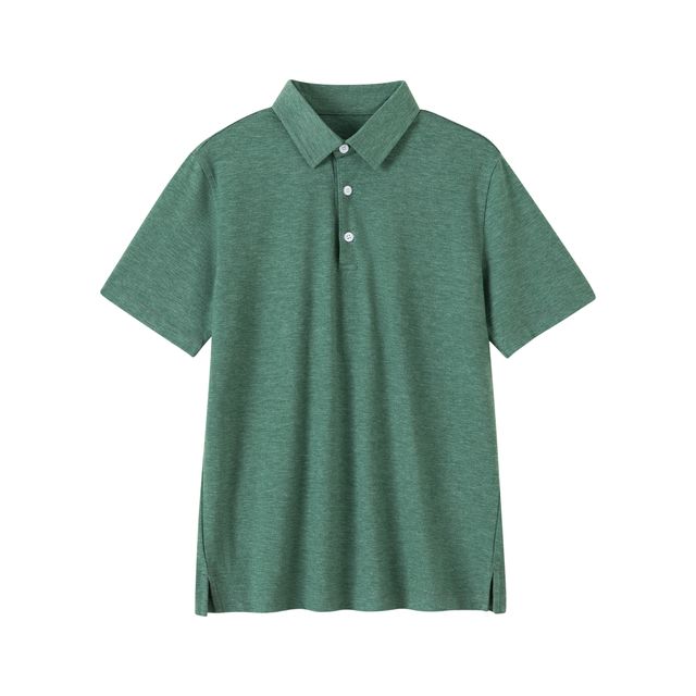 Meripex Performance Polo Shirt Green Heather Meripex Apparel