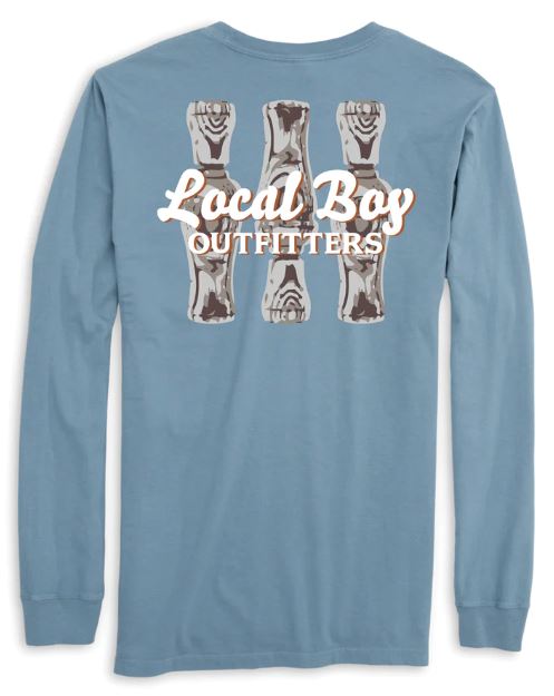 Local Boy Long Sleeve Triple Reed Shirt Slate – etcoutfitters