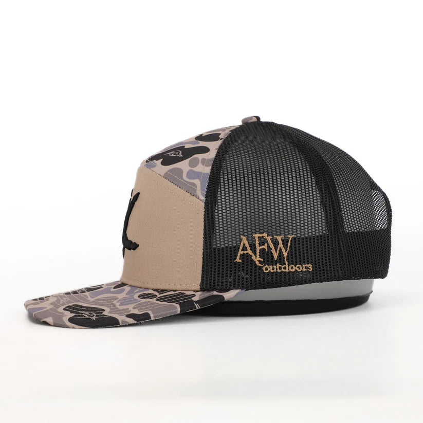 American Flyway AFW Turkey Tracks 7 Panel Hardwoods II AFW Style