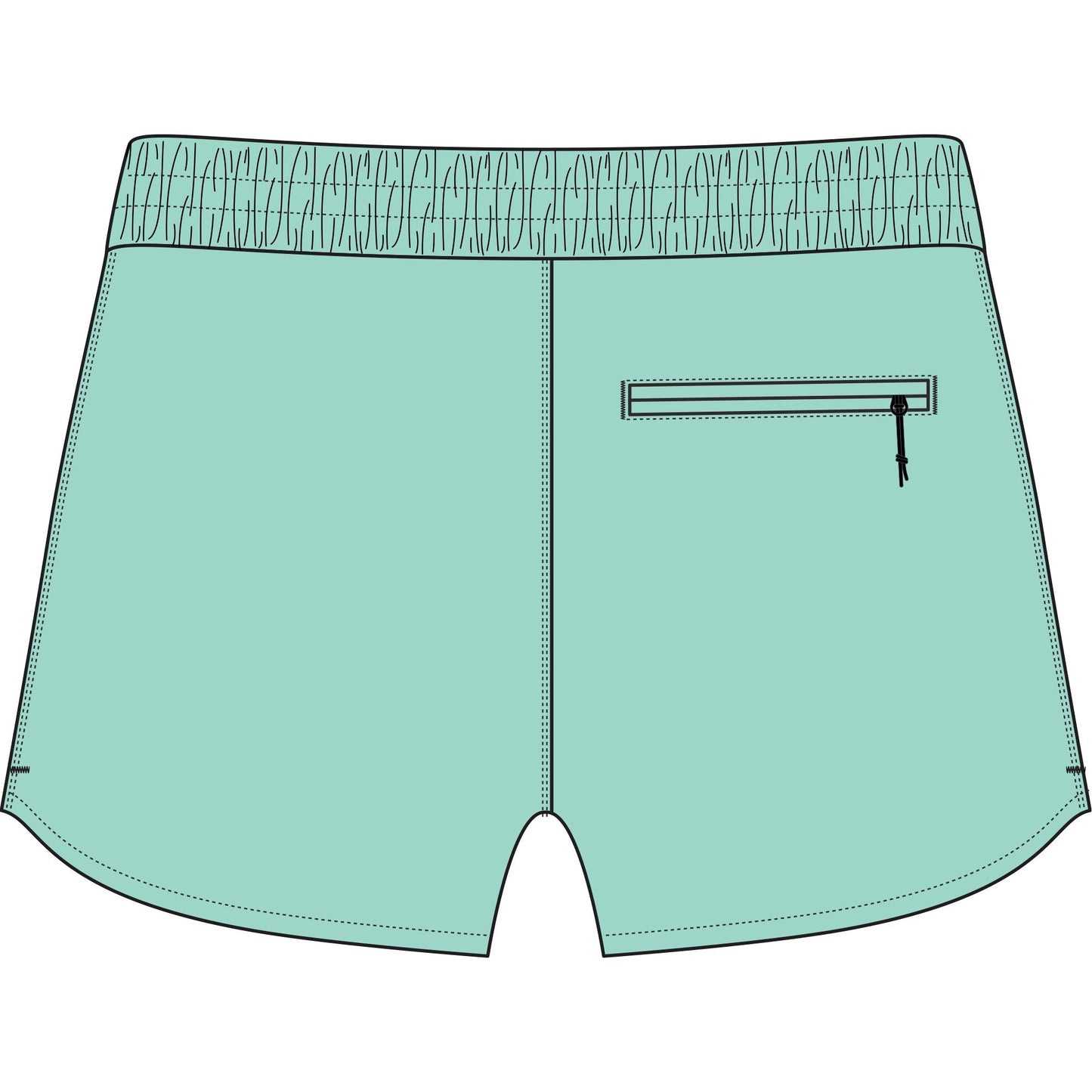 Aftco Womens Stike Shorts 3.5" Beach Glass Aftco