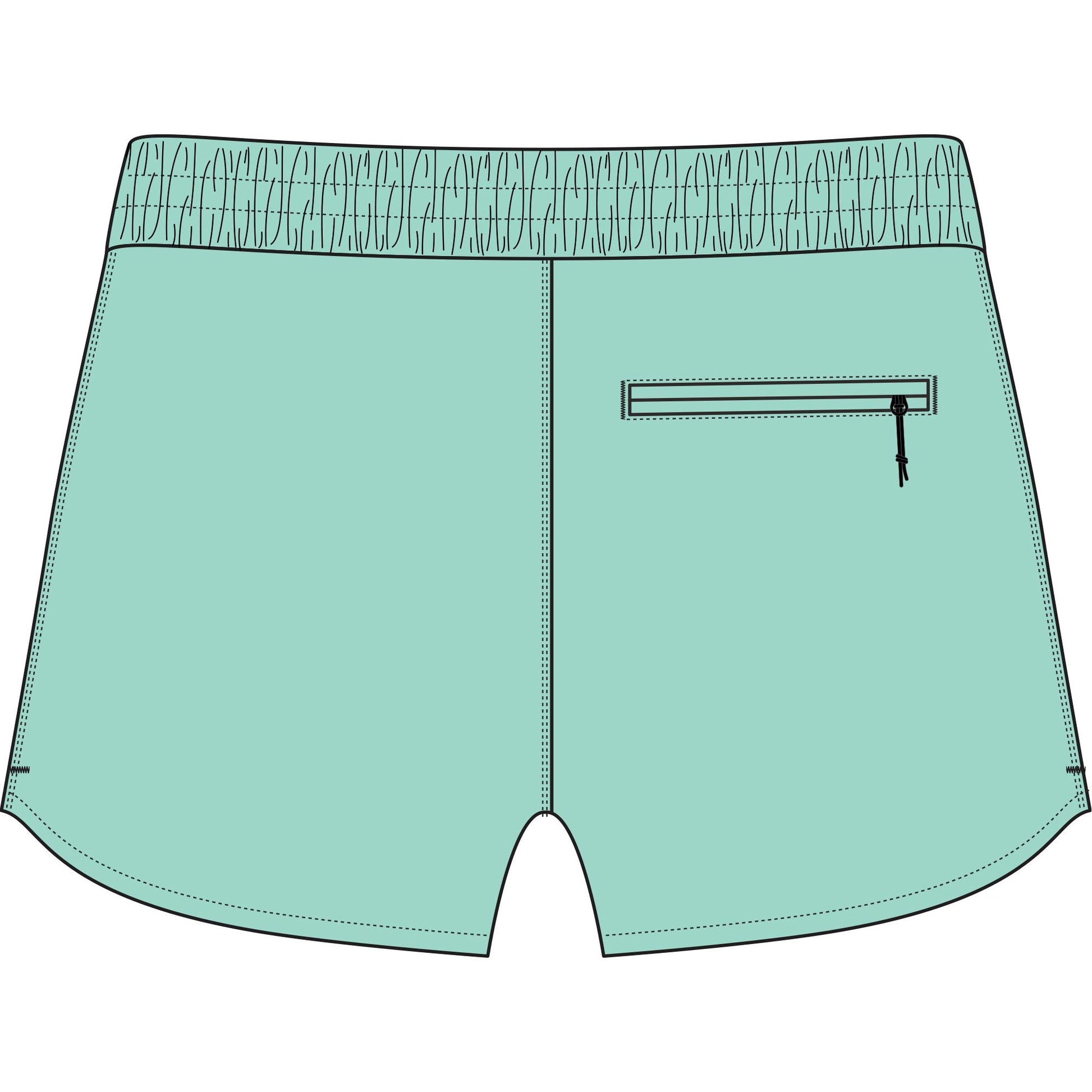 Aftco Womens Stike Shorts 3.5" Beach Glass Aftco