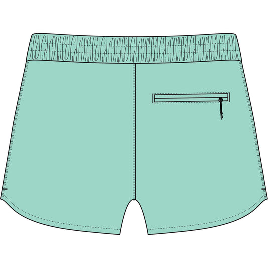 Aftco Womens Stike Shorts 3.5" Beach Glass Aftco
