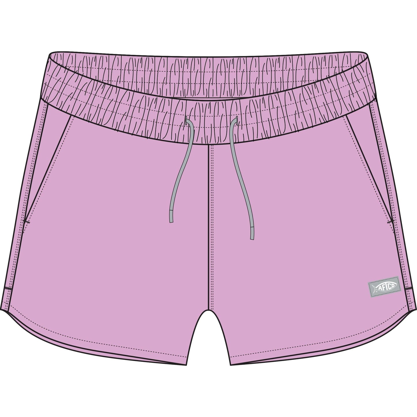 Aftco Womens Stike Shorts 3.5" Pink Aftco