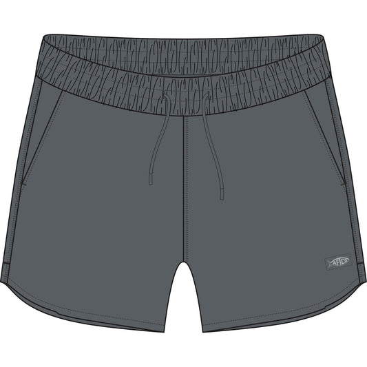 Aftco Womens Stike Shorts 3.5" Charcoal