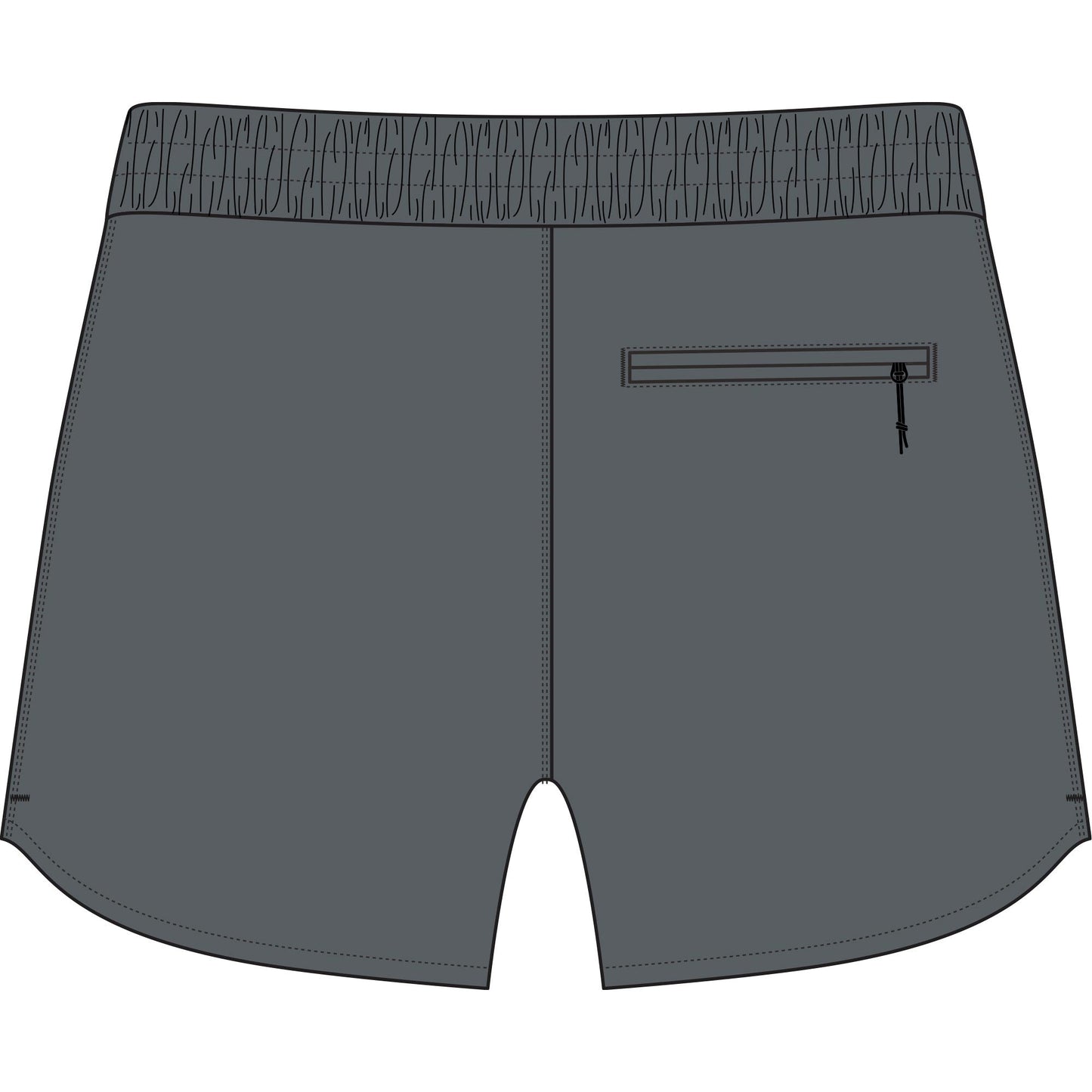 Aftco Womens Stike Shorts 3.5" Charcoal Aftco