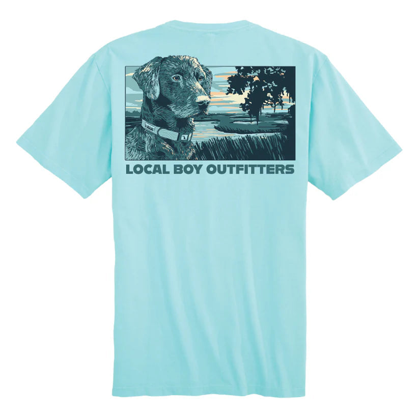 Local Boy Youth Wetlands Watchdog SS Tee Aqua Local Boy Outfitters