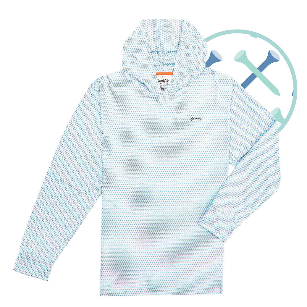 Caddie X Factor Hoodie Blue/Green Caddie