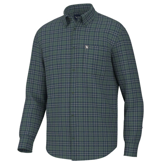Local Boy Youth Hilton Stretch Flannel Sage Navy Gray