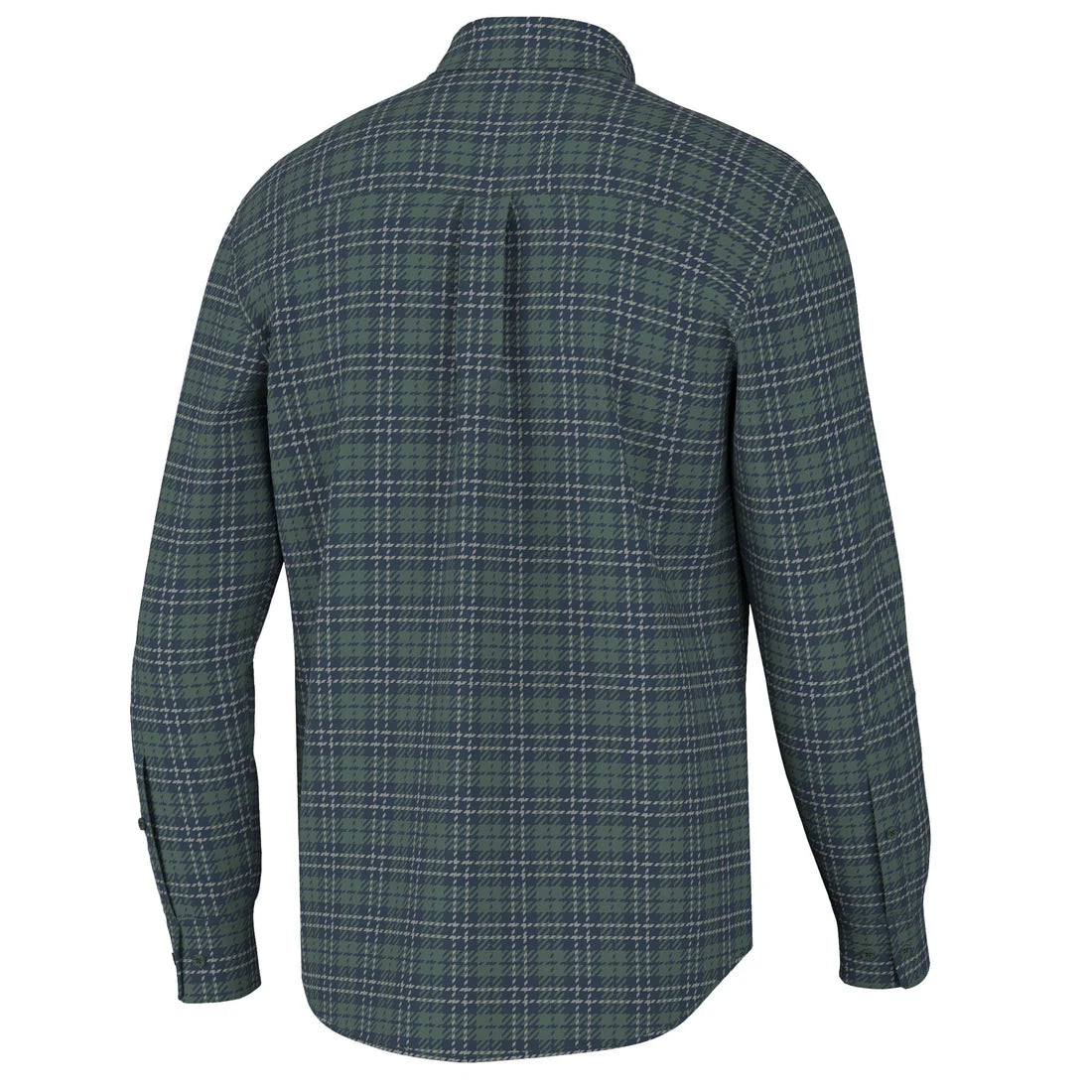 Local Boy Youth Hilton Stretch Flannel Sage Navy Gray