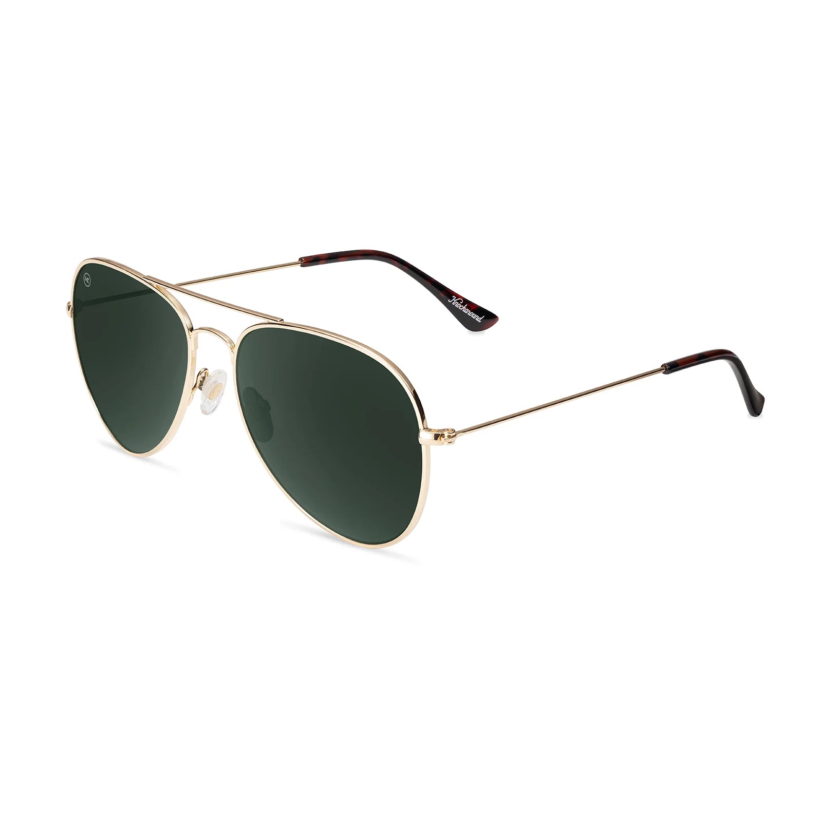 Knockaround Mile Highs Gold Aviator Green Knockaround