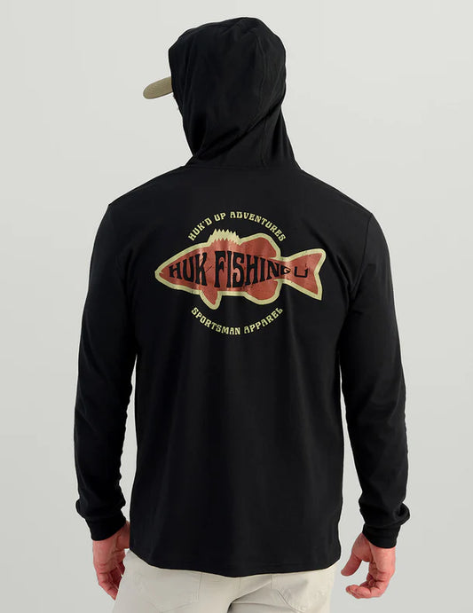 Huk Bass Apparel Hoodie Tee