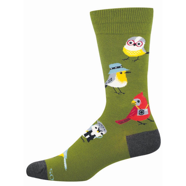 Sock Smith Bird is the Nerd Cotton Crew Socks Sock Smith