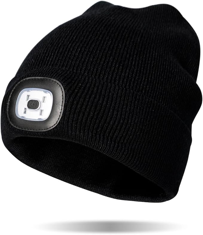 Night Scope Rechargeable LED Beanie Black Night Scope