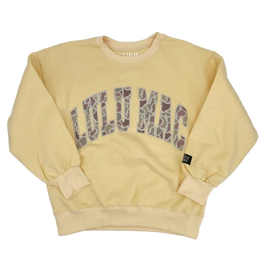 Lulu Mac CAMO-9571-BUTTER Sweatshirt Lulu Mac