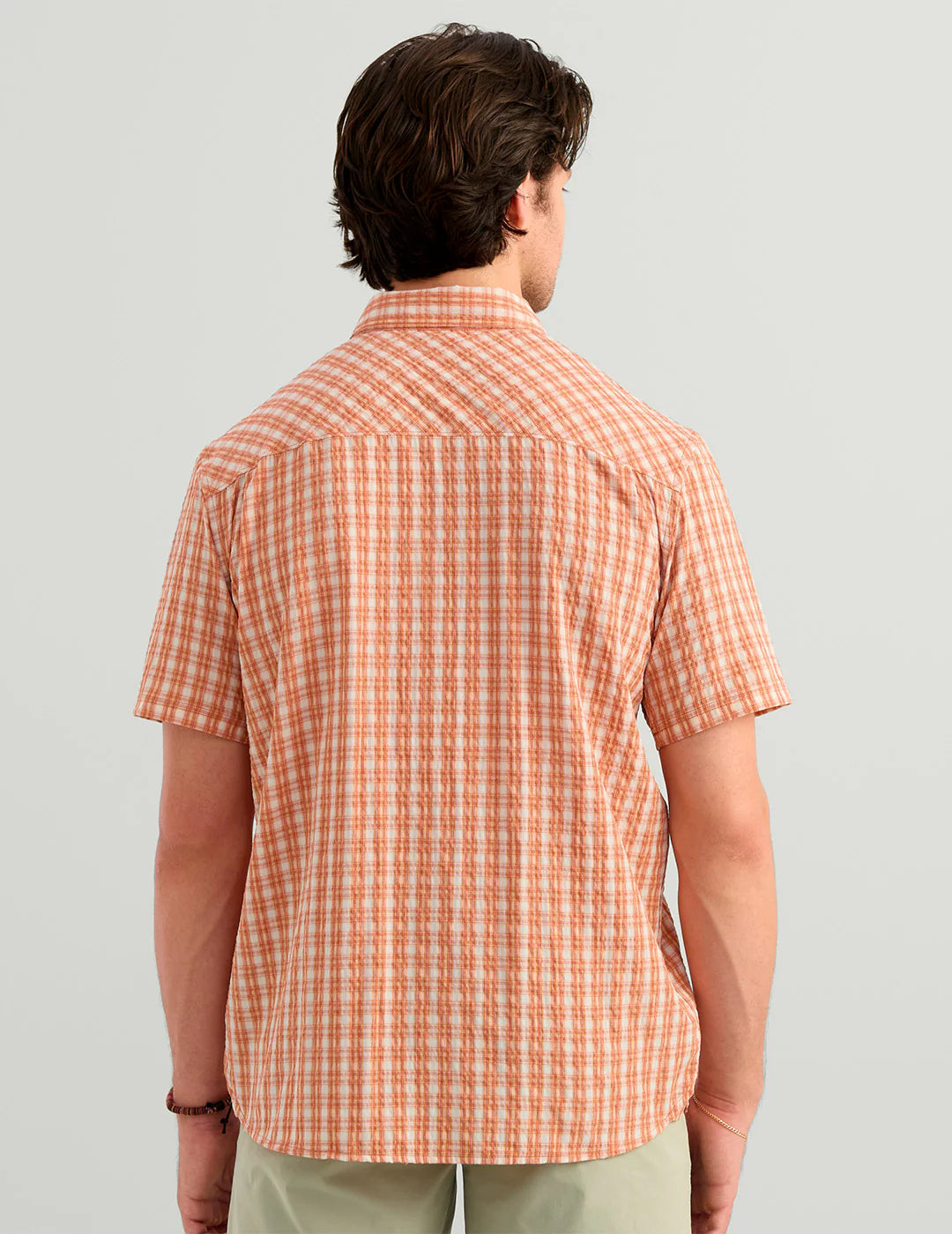 Huk Chatham Plaid Short Sleeve Button Down Rockfish Huk