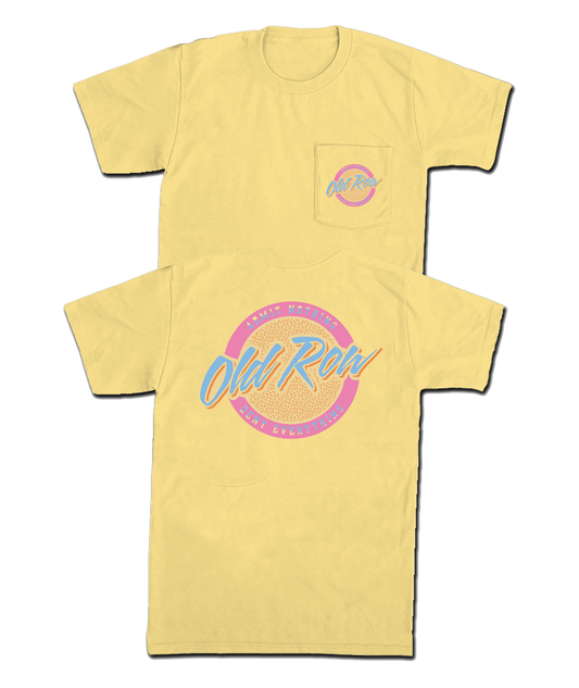 Old Row Circle Logo Pocket Tee Butter Old Row