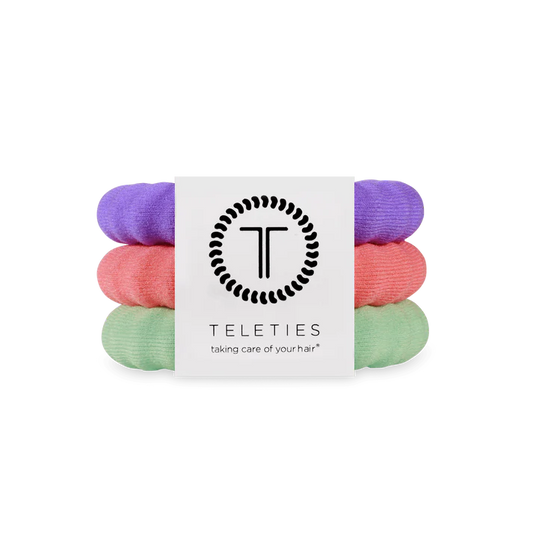 Teleties Nylon Hair Ties Large Color Rush