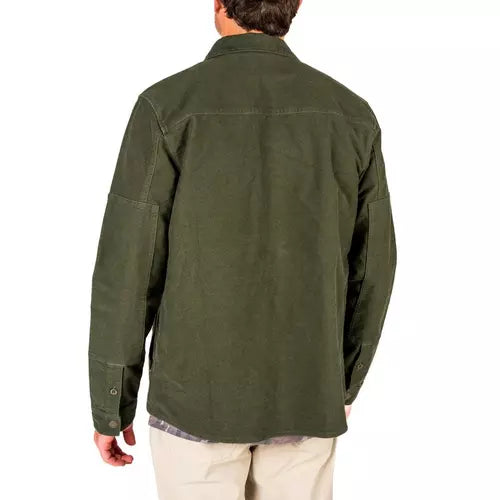 Marsh Wear Delano Moleskin Long Sleeve Shacket Grape Leaf Marsh Wear