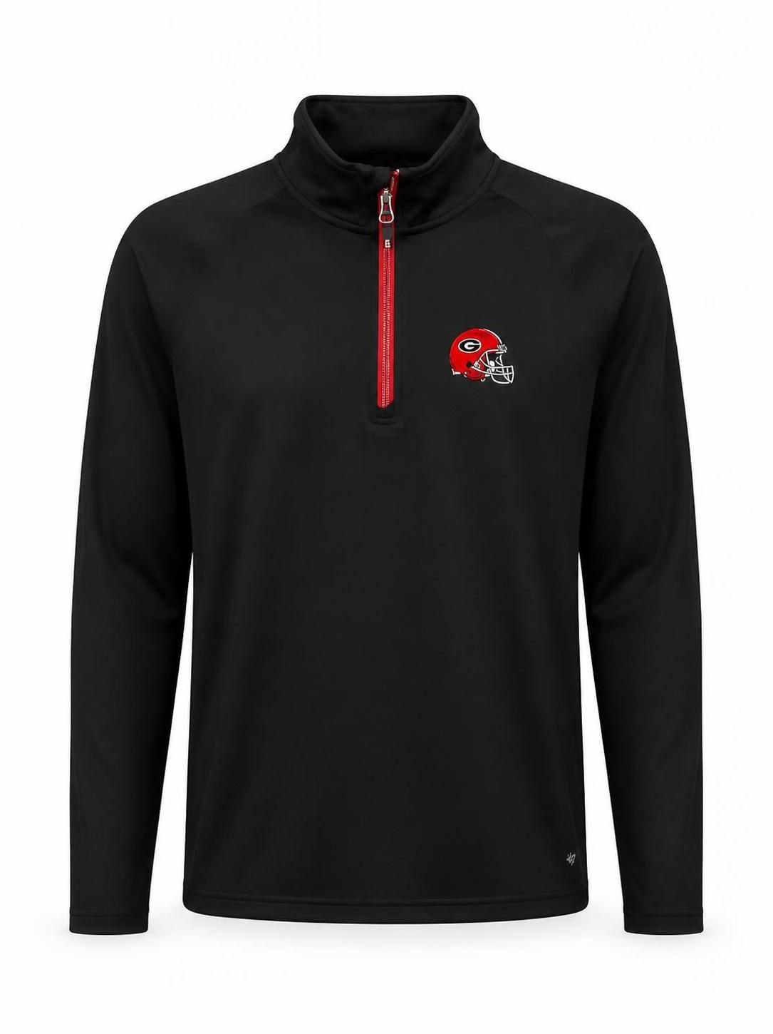 Cutter and Buck Georgia Bulldogs Adapt Eco Knit Quarter Zip Pullover Cutter & Buck