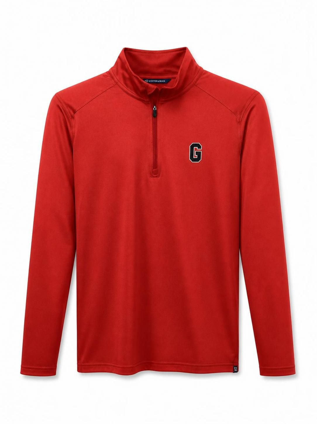 Cutter and Buck Georgia Bulldogs Coastline Epic Comfort Eco Quarter Zip Pullover Cutter & Buck