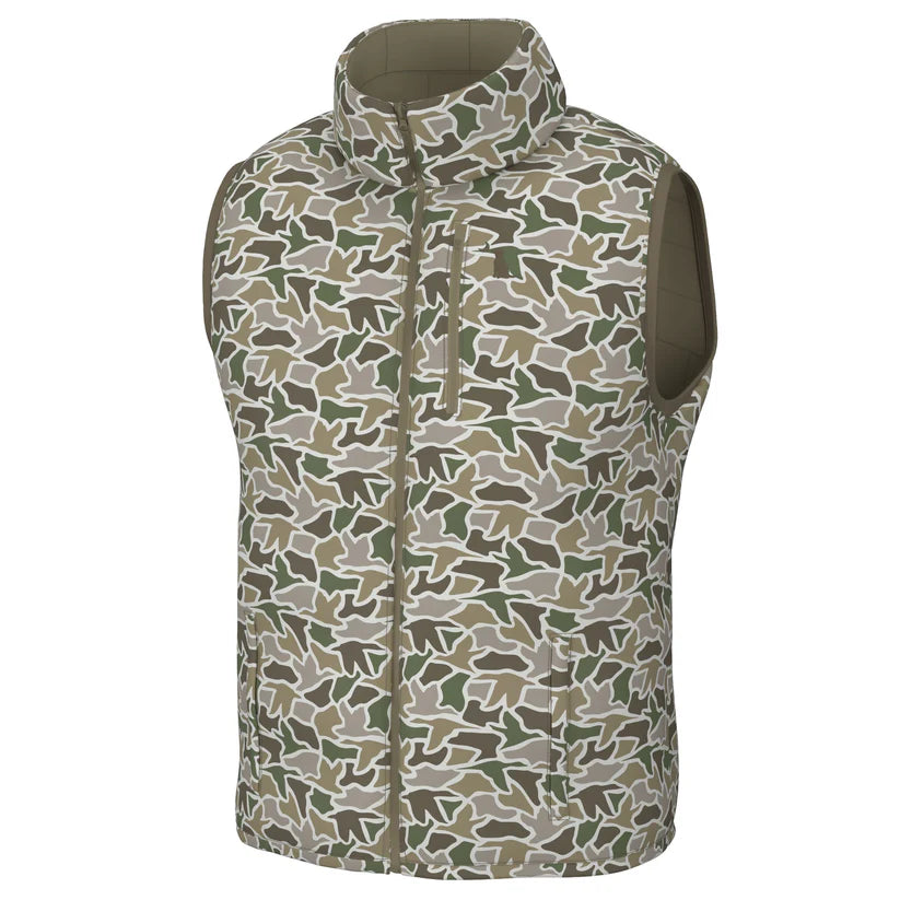Local Boy Duck Down Vest Duck Camo