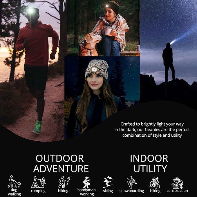 Night Scope Rechargeable LED Beanie Camo Night Scope