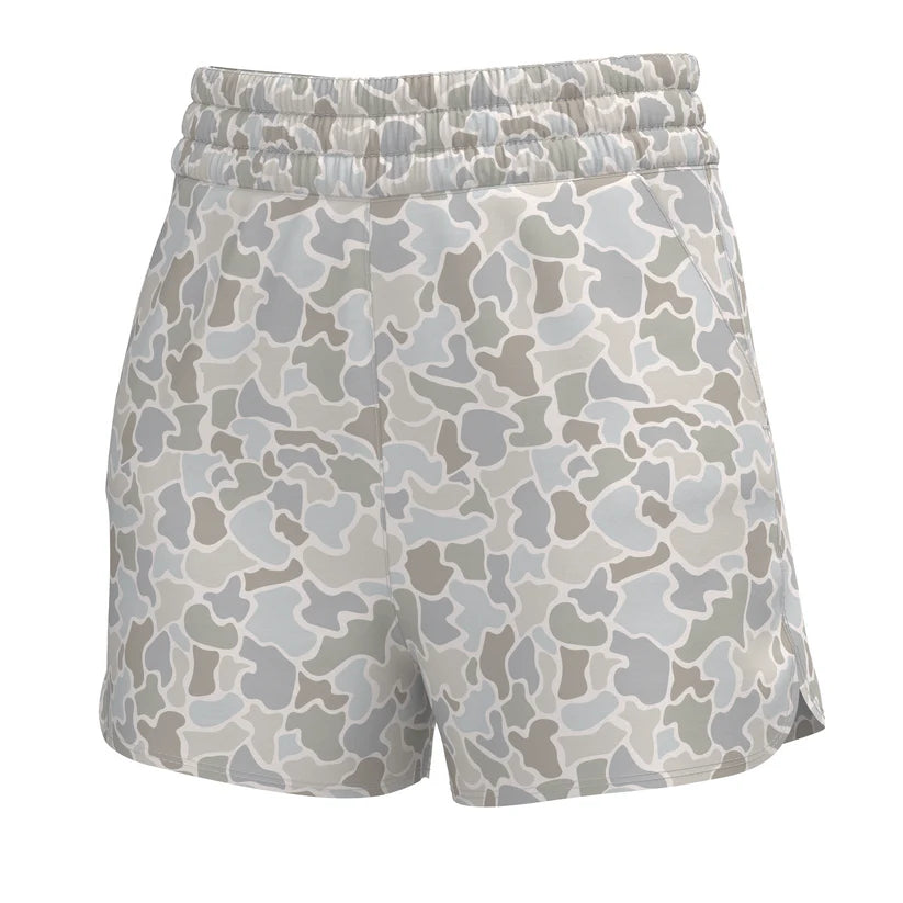 Local Girl High Waisted Volley Shorts Forest Camo Saltwater Local Girl Outfitters