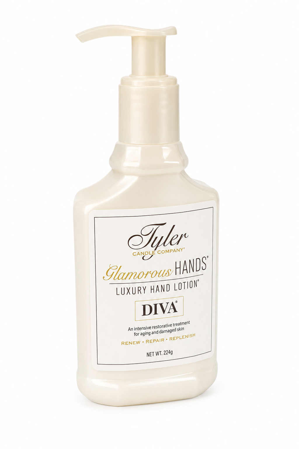 Tyler Candles 224g Tyler Luxury Hand Lotion Diva Tyler Candle Co