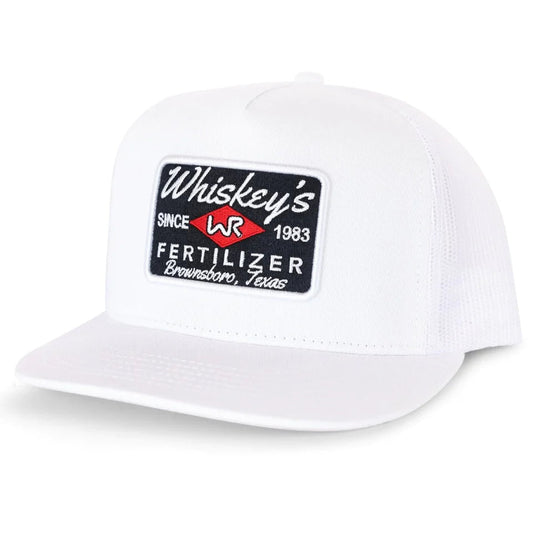 Whiskey Bent Icy White Fertilizer Hat Whiskey Bent