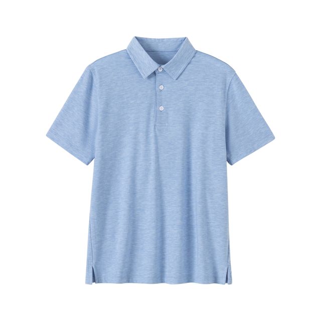Meripex Youth Polo Shirt Blue Heather Meripex Apparel