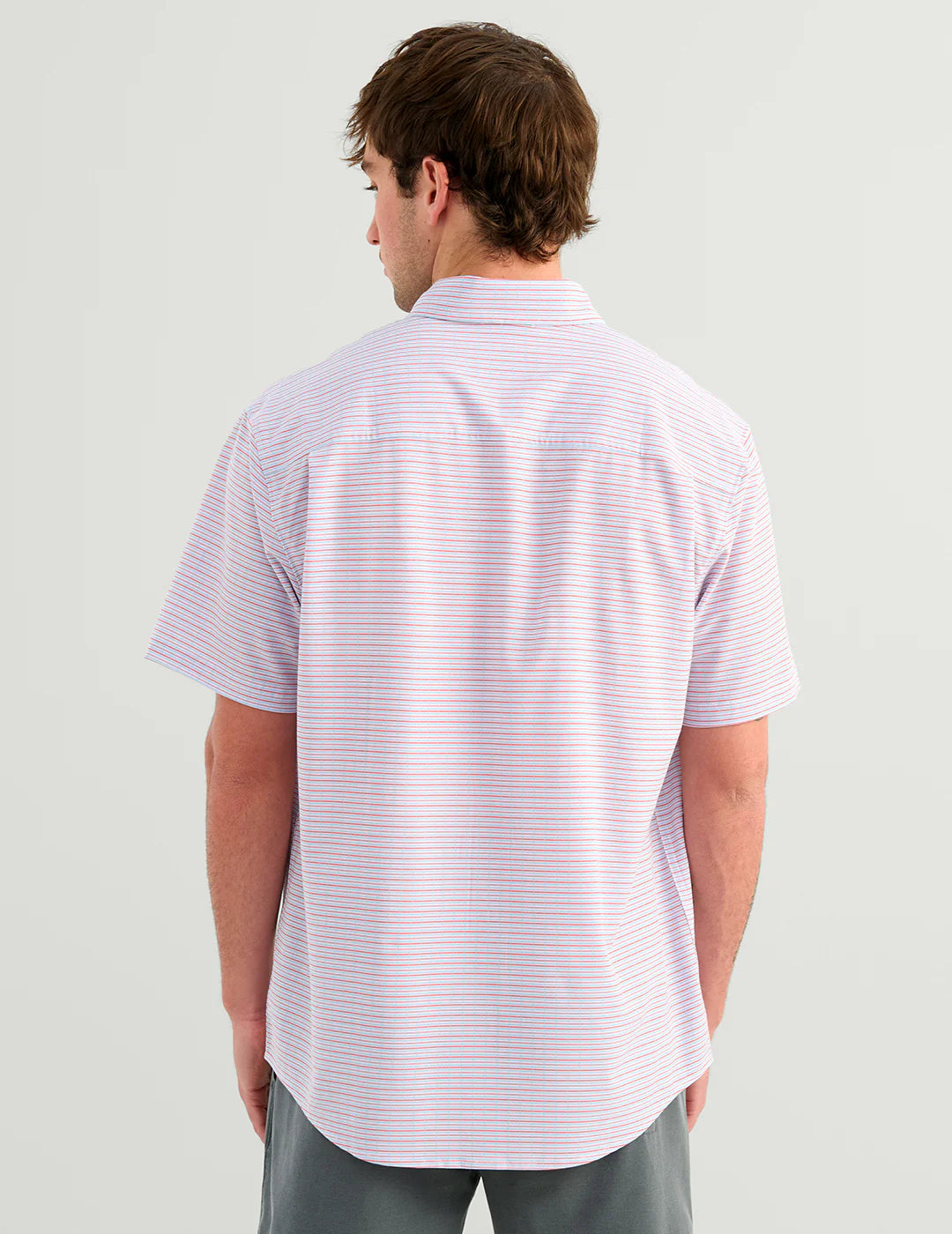 Huk Kona Printed SS Shirt Mineral Red Huk
