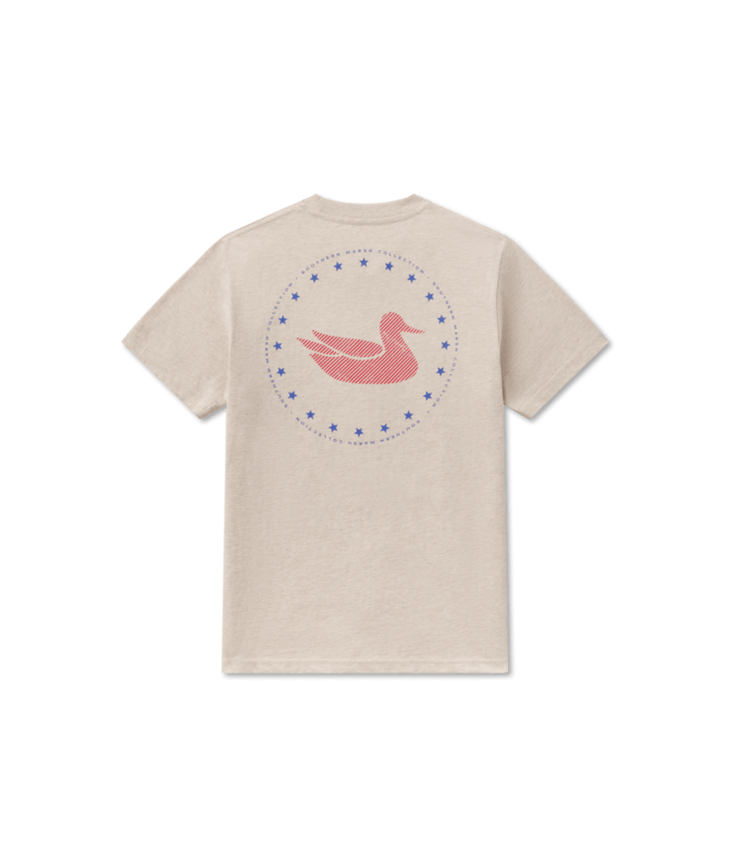 Southern Marsh T-Shirt Youth Grand Ole Duck Tee Washed Oatmeal Southern Marsh