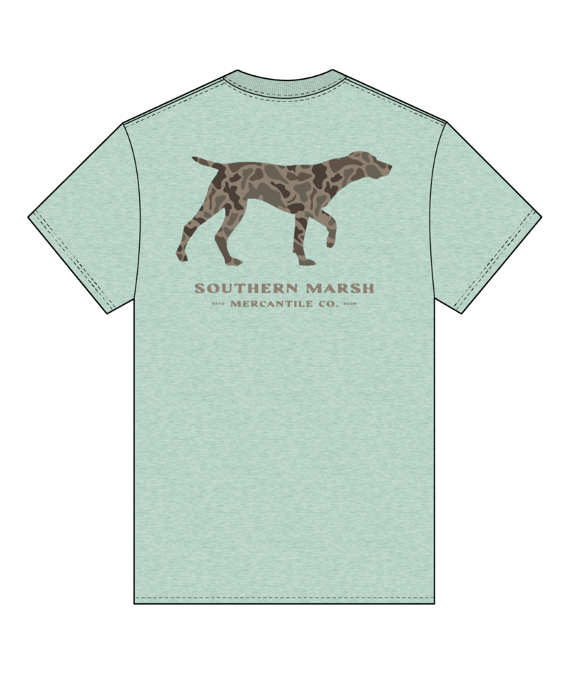 Southern Marsh T-Shirt Youth Originals - Camo - Pointer Washed Honeydew Southern Marsh