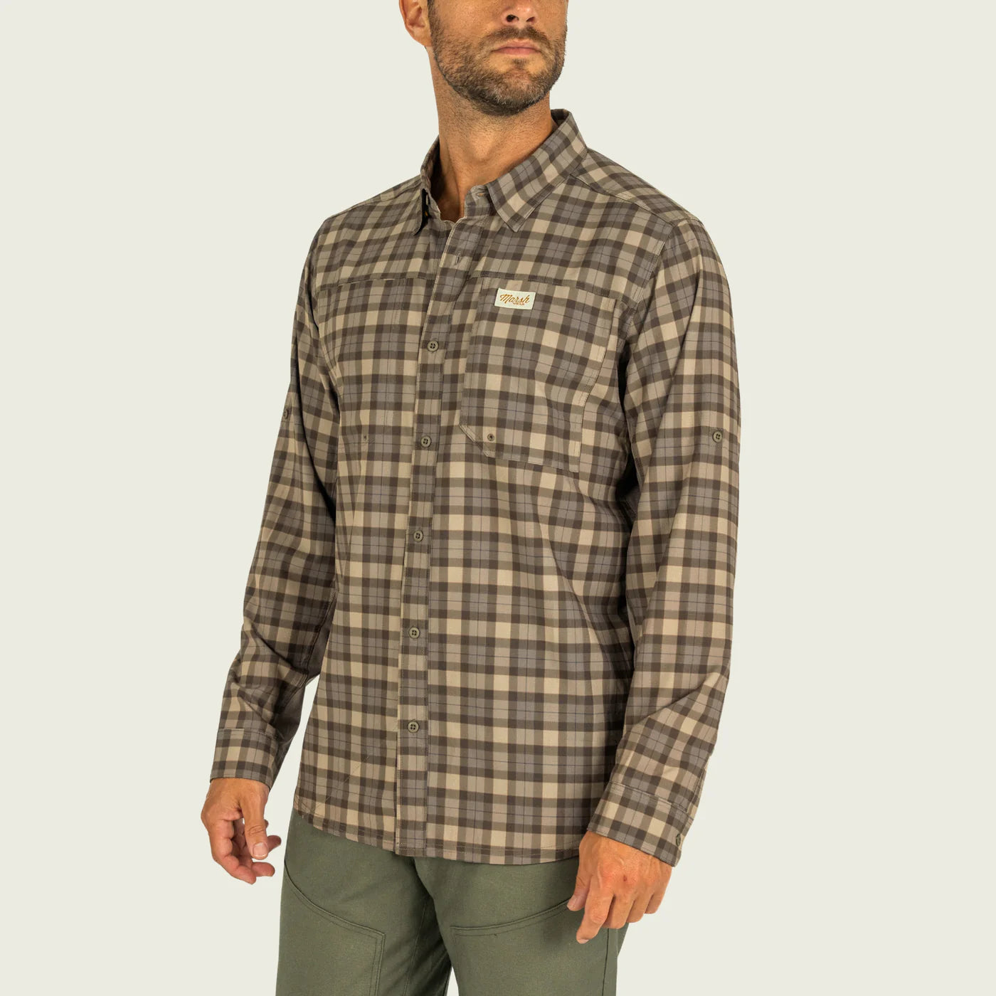 Marsh Wear Lenwood HG Tech Long Sleeve Button Up