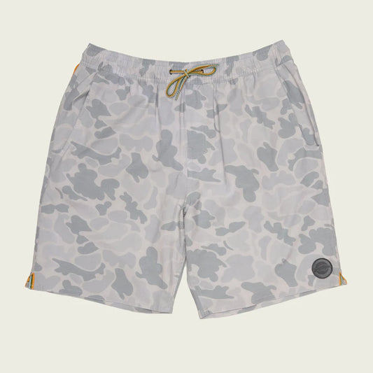 Marsh Wear Youth Fulton Hagood Volley Shorts - Gray Mallard Camo