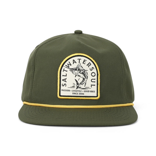 Salt Water Soul Marlin Green Rope Hat Salt Water Soul