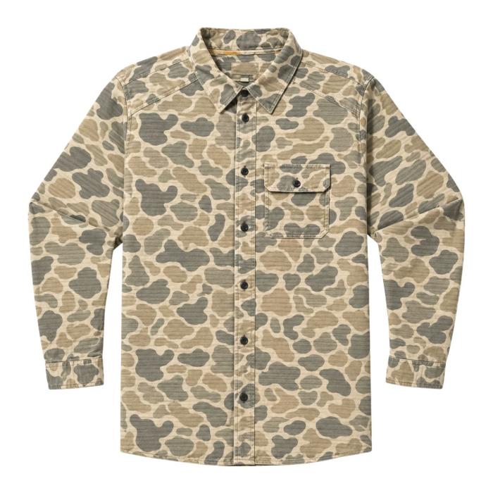 Marsh Wear Folly Flannel Shirt Khaki Mallard Camo Marsh Wear