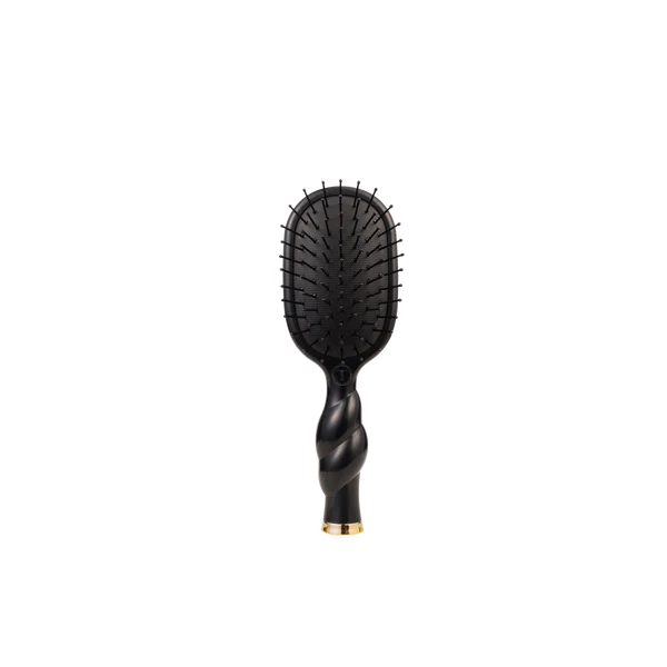 Teleties Mini Detangler Hair Brush for Medium Hair - Jet Black Teleties
